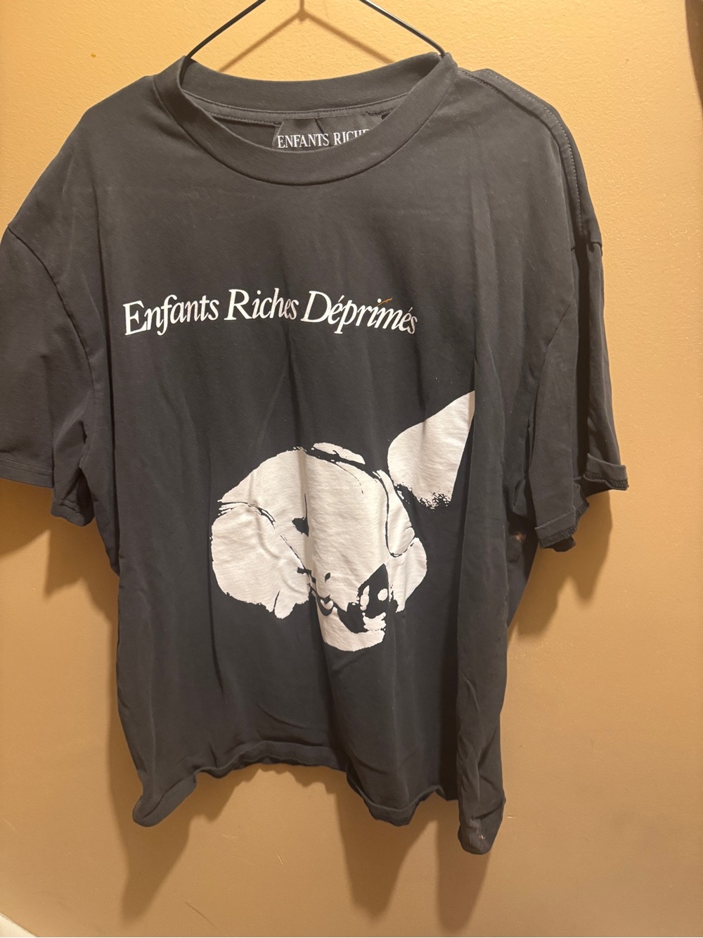 Enfants Riches Déprimés Graphic Tee - Black with White Print